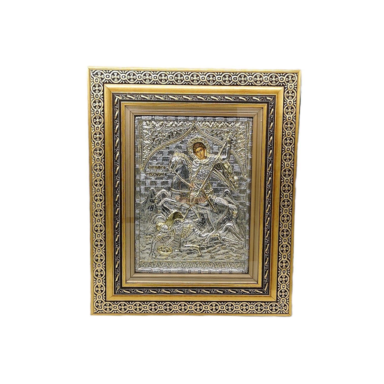 ΕΙΚΟΝΑ ΜΕ ΤΖΑΜΙ ΑΓΙΟΣ ΔΗΜΗΤΡΙΟΣ 48Χ40εκ.