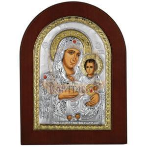 ΕΙΚΟΝΑ ΑΣΗΜΕΝΙΑ ΟΒΑΛ ΜΕ ΒΑΣΗ ΠΑΝΑΓΙΑ ΙΕΡΟΣΟΛΥΜΙΤΙΣΣΑ 15Χ21