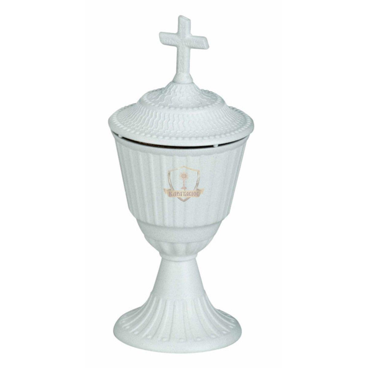 ΘΥΜΙΑΤΟ ΜΝΗΜΕΙΟΥ ΑΠΟ ΑΛΟΥΜΙΝΙΟ ΣΕ ΧΡΩΜΑ ΛΕΥΚΟ