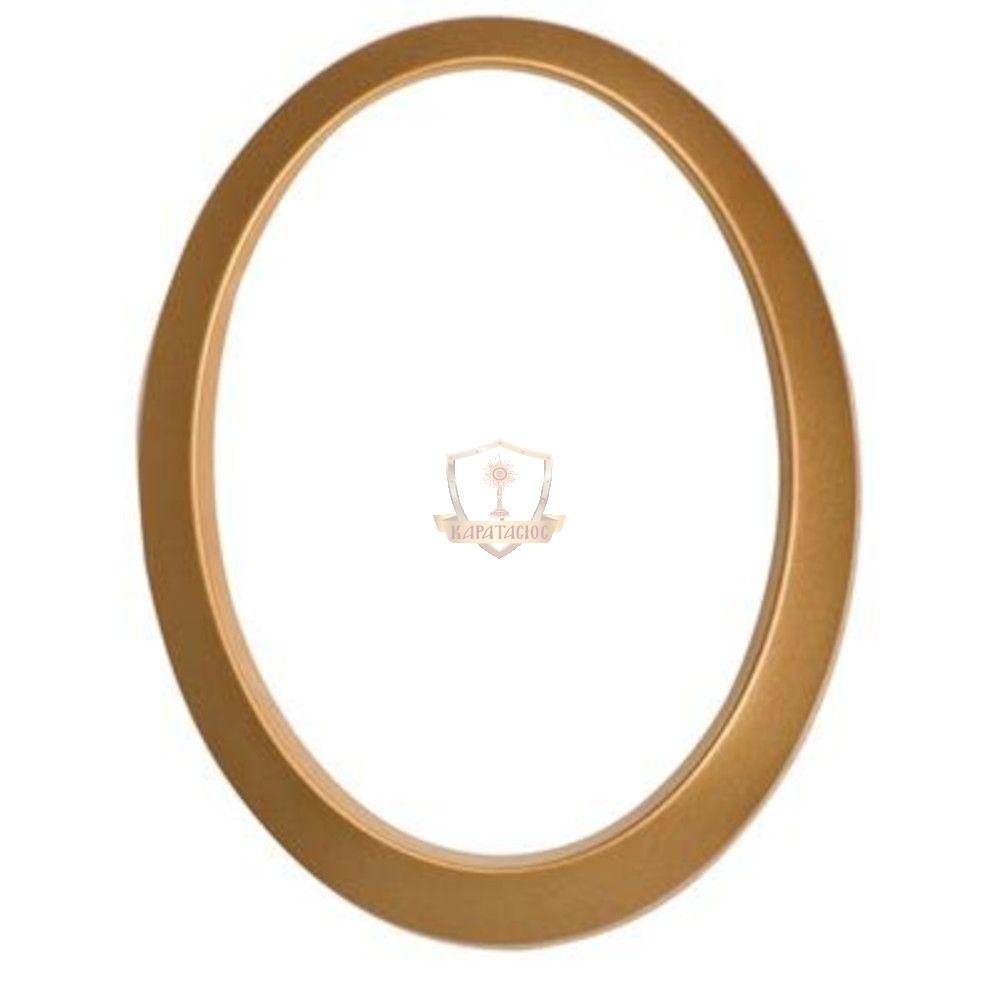 ΟΒΑΛ ΚΟΡΝΙΖΑ ΜΝΗΜΕΙΟΥ ΑΠΟ ΑΛΟΥΜΙΝΙΟ ΜΑΤ ΜΠΡΟΝΖΕ 11Χ15ΕΚ.