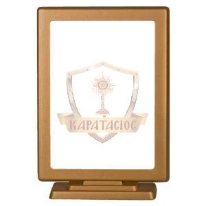 ΠΑΡΑΛΛΗΛΟΓΡΑΜΜΗ ΚΟΡΝΙΖΑ ΜΝΗΜΕΙΟΥ ΑΠΟ ΑΛΟΥΜΙΝΙΟ ΜΕ ΒΑΣΗ ΜΑΤ ΜΠΡΟΝΖΕ