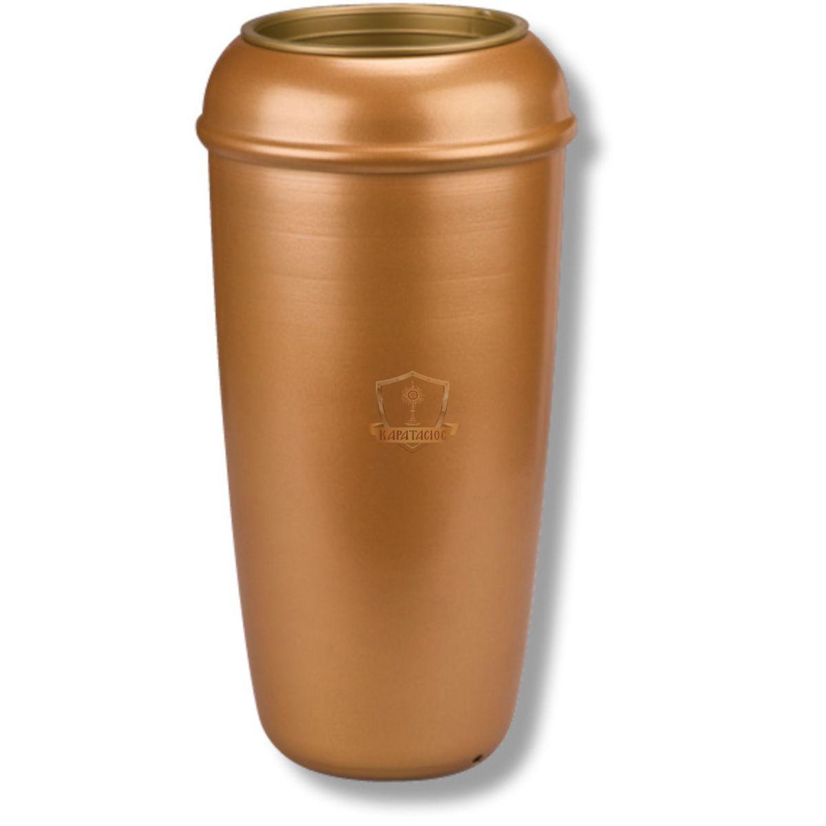 ΑΝΘΟΔΟΧΕΙΟ ΑΛΟΥΜΙΝΙΟΥ ΣΕ ΧΡΩΜΑ ΜΑΤ ΜΠΡΟΝΖΕ