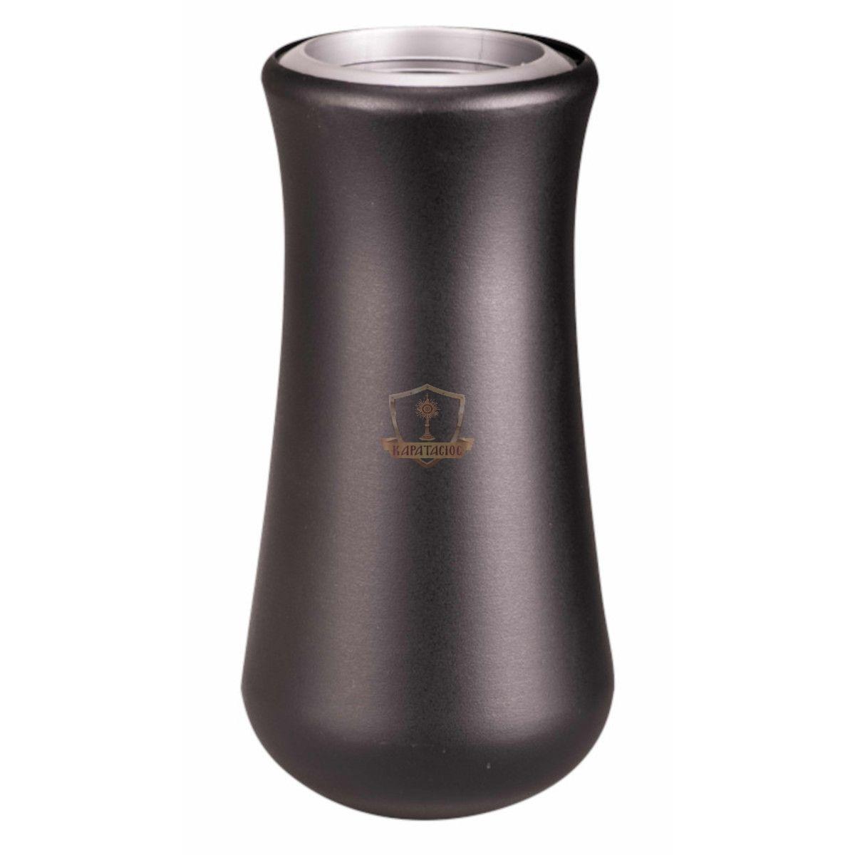 ΑΝΘΟΔΟΧΕΙΟ ΑΛΟΥΜΙΝΙΟΥ ΣΕ ΧΡΩΜΑ ΜΑΥΡΟ ΜΑΤ