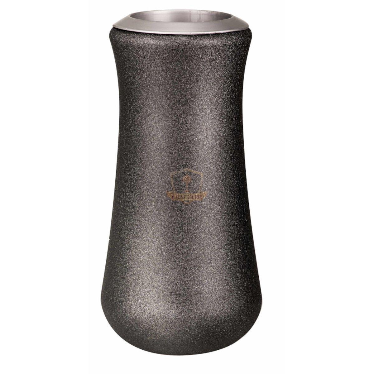 ΑΝΘΟΔΟΧΕΙΟ ΑΛΟΥΜΙΝΙΟΥ ΣΕ ΧΡΩΜΑ ΜΑΥΡΟ-ΑΣΗΜΙ