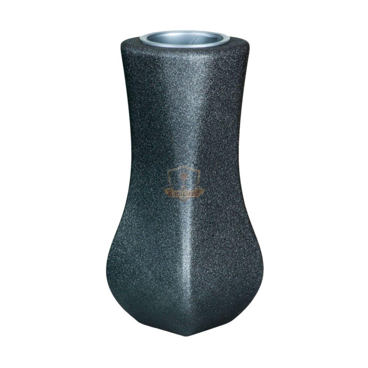 ΑΝΘΟΔΟΧΕΙΟ ΑΛΟΥΜΙΝΙΟΥ ΣΕ ΧΡΩΜΑ ΜΑΥΡΟ-ΑΣΗΜΙ