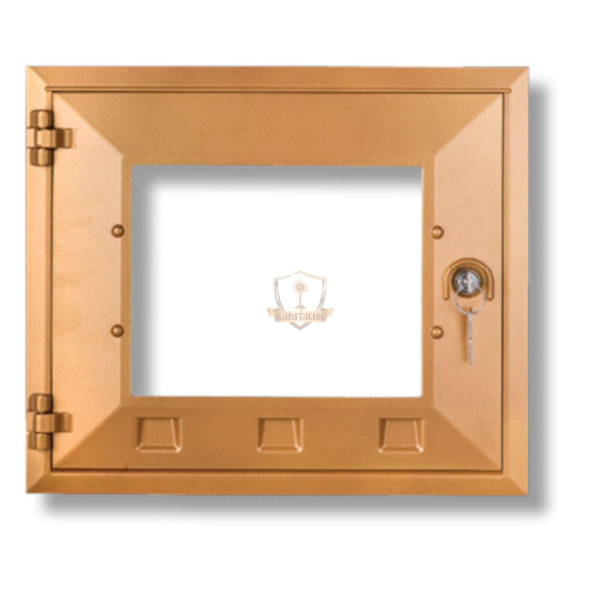 ΠΟΡΤΑΚΙ ΜΕΓΑΛΟ ΜΕ ΤΖΑΜΙ ΣΕ ΧΡΩΜΑ ΜΑΤ ΜΠΡΟΝΖΕ