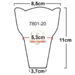 ΚΑΝΤΗΛΟΚΟΥΠΑ ΚΟΚΚΙΝΗ ΣΚΑΛΙΣΤΗ ΜΕΣΑΙΑ11Χ8.5Χ3.7 - Image 4