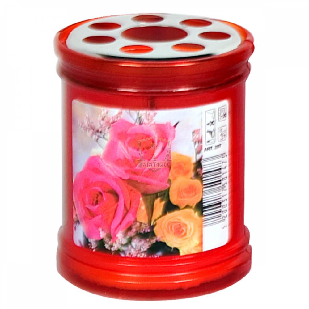 Κερί-διαρκείας-24-Ωρών-Κόκκινο-Λευκό Κερί διαρκείας 24 Ωρών Κόκκινο Λευκό - Image 1