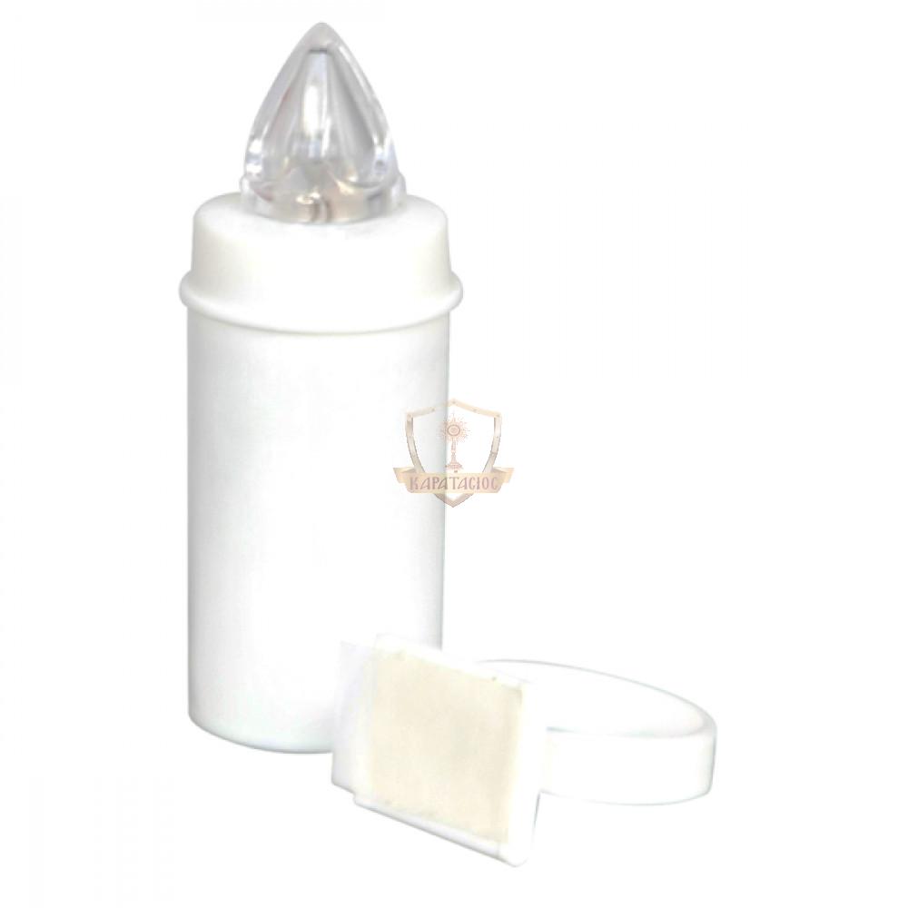 με-μπαταρία-άσπρο-120-ημερών-κωδ.-5533A-1000x1000-1 Κερί διαρκείας Κόκκινο/Λευκό Επιτοίχιο 120 Ημερών - Image 1