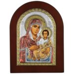 ΕΙΚΟΝΑ ΑΣΗΜΕΝΙΑ ΟΒΑΛ ΜΕ ΒΑΣΗ ΠΑΝΑΓΙΑ ΙΕΡΟΣΟΛΥΜΙΤΙΣΣΑ 15Χ21