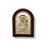 ΕΙΚΟΝΑ ΑΣΗΜΕΝΙΑ ΟΒΑΛ ΜΕ ΒΑΣΗ ΠΑΝΑΓΙΑ ΓΙΑΤΡΙΣΣΑ15Χ21