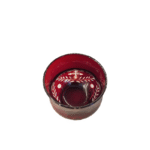 ΕΠΙΤΡΑΠΕΖΙΑ ΚΑΝΤΗΛΟΚΟΥΠΑ ΓΥΑΛΙΝΗ ΣΚΑΛΙΣΤΗ ΚΟΚΚΙΝΗ 7.5Χ7.5Χ6 - Image 3