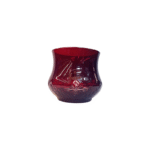 ΕΠΙΤΡΑΠΕΖΙΑ ΚΑΝΤΗΛΟΚΟΥΠΑ ΓΥΑΛΙΝΗ ΣΚΑΛΙΣΤΗ ΚΟΚΚΙΝΗ 7.5Χ7.5Χ6