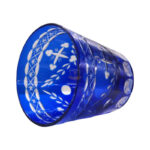 ΕΠΙΤΡΑΠΕΖΙΑ ΚΑΝΤΗΛΟΚΟΥΠΑ ΓΥΑΛΙΝΗ ΣΚΑΛΙΣΤΗ ΜΠΛΕ 10Χ10Χ6 ΕΚ. - Image 2