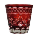 ΕΠΙΤΡΑΠΕΖΙΑ ΚΑΝΤΗΛΟΚΟΥΠΑ ΓΥΑΛΙΝΗ ΣΚΑΛΙΣΤΗ KOKKINH 10Χ10Χ6 ΕΚ.