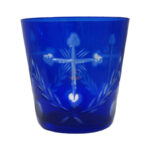 ΕΠΙΤΡΑΠΕΖΙΑ ΚΑΝΤΗΛΟΚΟΥΠΑ ΓΥΑΛΙΝΗ ΣΚΑΛΙΣΤΗ ΜΠΛΕ 8Χ8Χ6