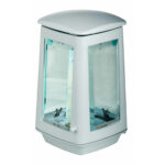 ΚΑΝΤΗΛΙ ΜΝΗΜΕΙΟΥ ΑΠΟ ΑΛΟΥΜΙΝΙΟ ΛΕΥΚΟ ΜΑΤ