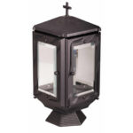 ΚΑΝΤΗΛΙ ΜΝΗΜΕΙΟΥ ΑΠΟ ΑΛΟΥΜΙΝΙΟ ΜΑΥΡΟ ΜΑΤ