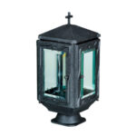 ΚΑΝΤΗΛΙ ΜΝΗΜΕΙΟΥ ΑΠΟ ΑΛΟΥΜΙΝΙΟ ΜΑΥΡΟ ΑΣΗΜΙ