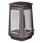 ΚΑΝΤΗΛΙ ΜΝΗΜΕΙΟΥ ΑΠΟ ΑΛΟΥΜΙΝΙΟ ΜΑΥΡΟ ΑΣΗΜΙ