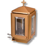 ΕΠΙΤΟΙΧΟ ΚΑΝΤΗΛΙ ΜΝΗΜΕΙΟΥ ΑΠΟ ΑΛΟΥΜΙΝΙΟ ΜΑΤ ΜΠΡΟΝΖΕ