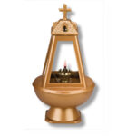 ΚΑΝΤΗΛΙ ΜΝΗΜΕΙΟΥ ΑΠΟ ΑΛΟΥΜΙΝΙΟ ΜΑΤ ΜΠΡΟΝΖΕ