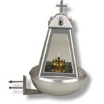 ΚΑΝΤΗΛΙ ΜΝΗΜΕΙΟΥ ΑΠΟ ΑΛΟΥΜΙΝΙΟ ΒΑΜΜΕΝΟ ΧΡΩΜΙΟ