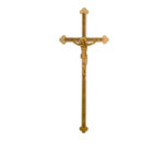 Σταυρός Μνημείου Από Αλουμίνιο Σε Απόχρωση Μπρονζέ Ματ 43X16