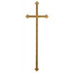 ΣΤΑΥΡΟΣ ΑΛΟΥΜΙΝΙΟΥ ΜΑΤ ΜΠΡΟΝΖΕ 58Χ19ΕΚ.