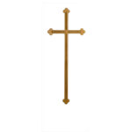 Σταυρός Μνημείου Από Αλουμίνιο Σε Απόχρωση Μπρονζέ Ματ