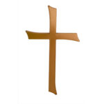 Σταυρός Μνημείου Από Αλουμίνιο Σε Απόχρωση Μπρονζέ Ματ