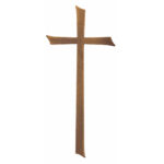 Σταυρός Μνημείου Από Αλουμίνιο Σε Απόχρωση Λαδί
